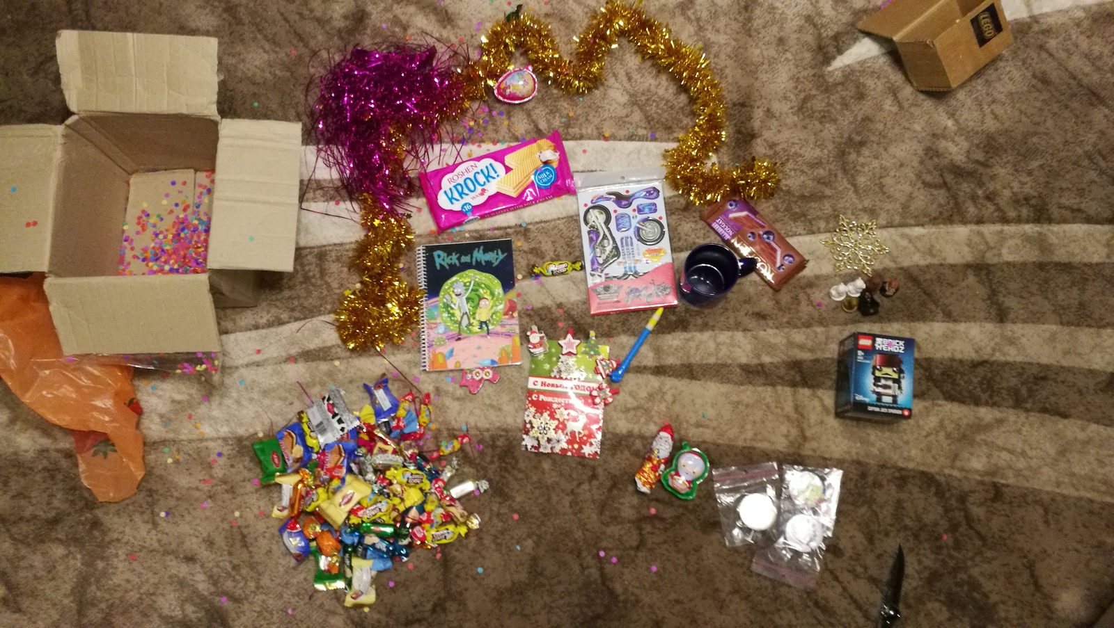 New Year's gift exchange - My, Gift exchange, New Year, Secret Santa, Peekaboo, Longpost