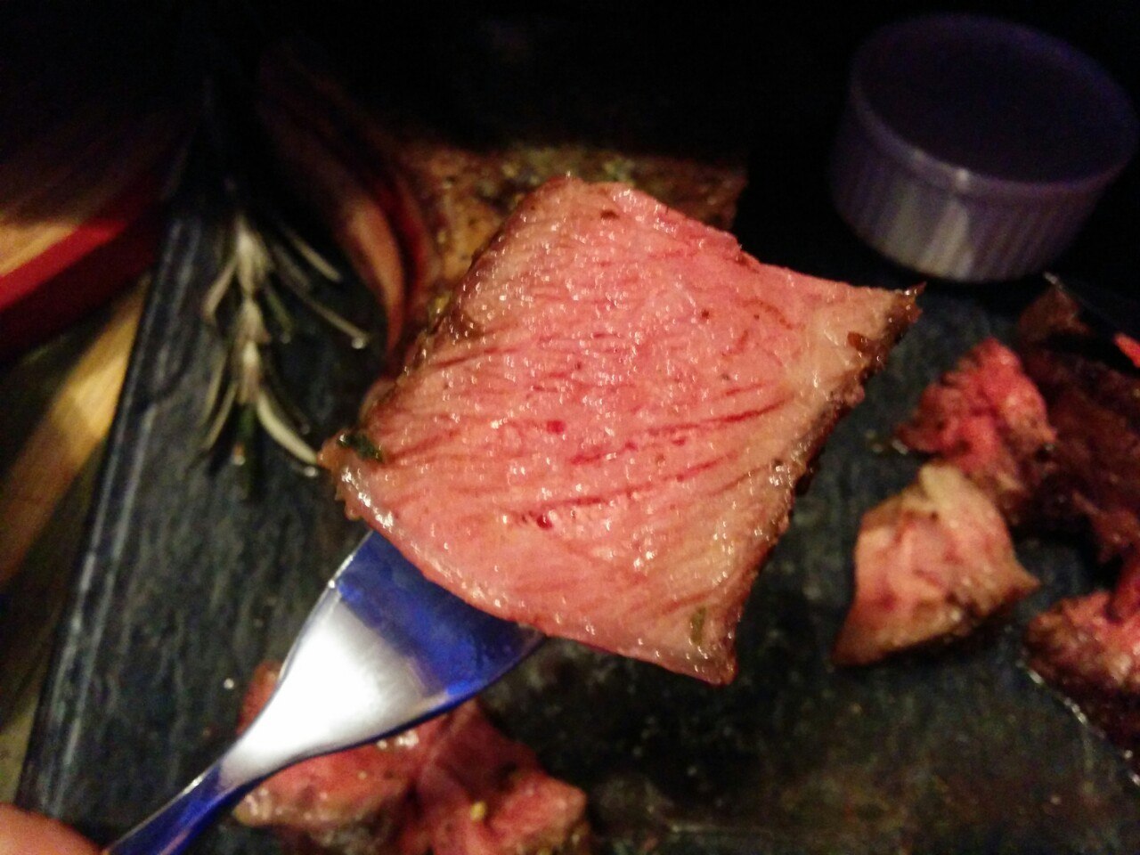 Tomahawk steak with spicy butter and mushroom sauce - My, Steak, Steak, Foodporn, Mrvalettcooking, Longpost, Food, Recipe