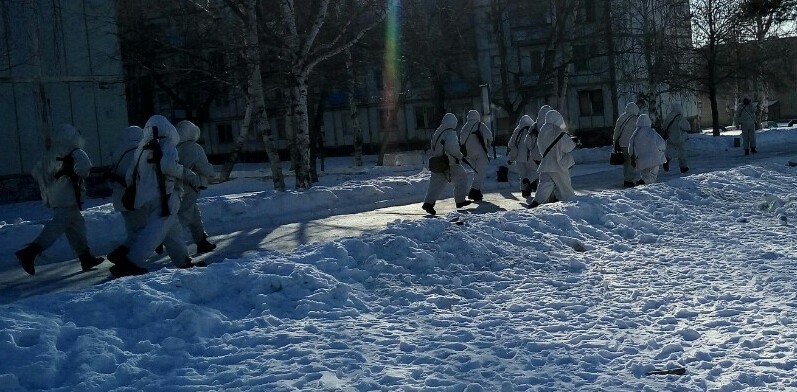 Приключения белых ходоков в России - Моё, Игра престолов, Армия, Фотография