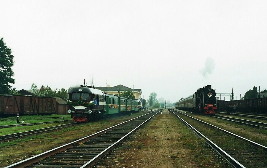 When conventional and narrow gauge railways meet - Railway, Locomotive, Narrow gauge, , Longpost