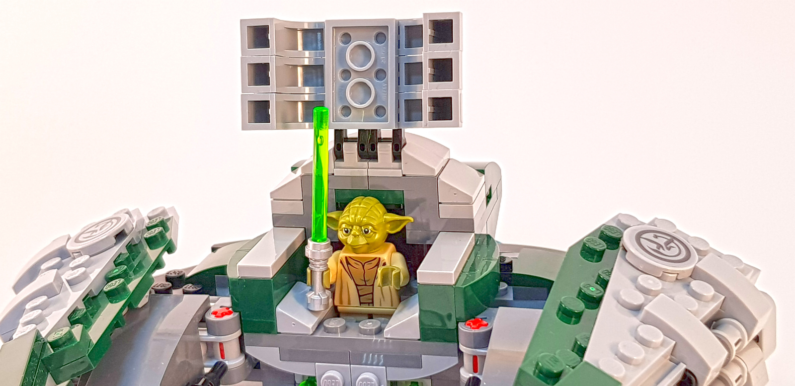 Review of Lego Star Wars (75168) YODA'S JEDI STARFIGHTER - My, Lego, Constructor, Yoda, Lego star wars, , Overview, Longpost