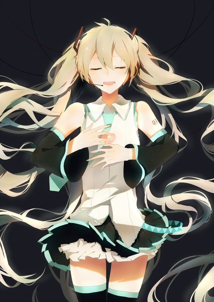 Несколько артов Hatsune Miku часть 6 - Hatsune Miku, Anime Art, Не аниме, Аниме, Ушастые, Няша, Chibi, Длиннопост, Чиби