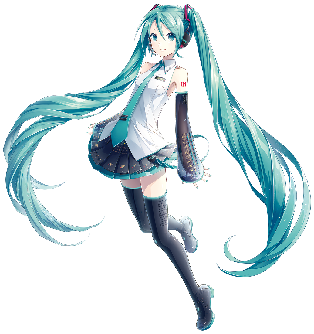 Несколько артов Hatsune Miku часть 6 - Hatsune Miku, Anime Art, Не аниме, Аниме, Ушастые, Няша, Chibi, Длиннопост, Чиби