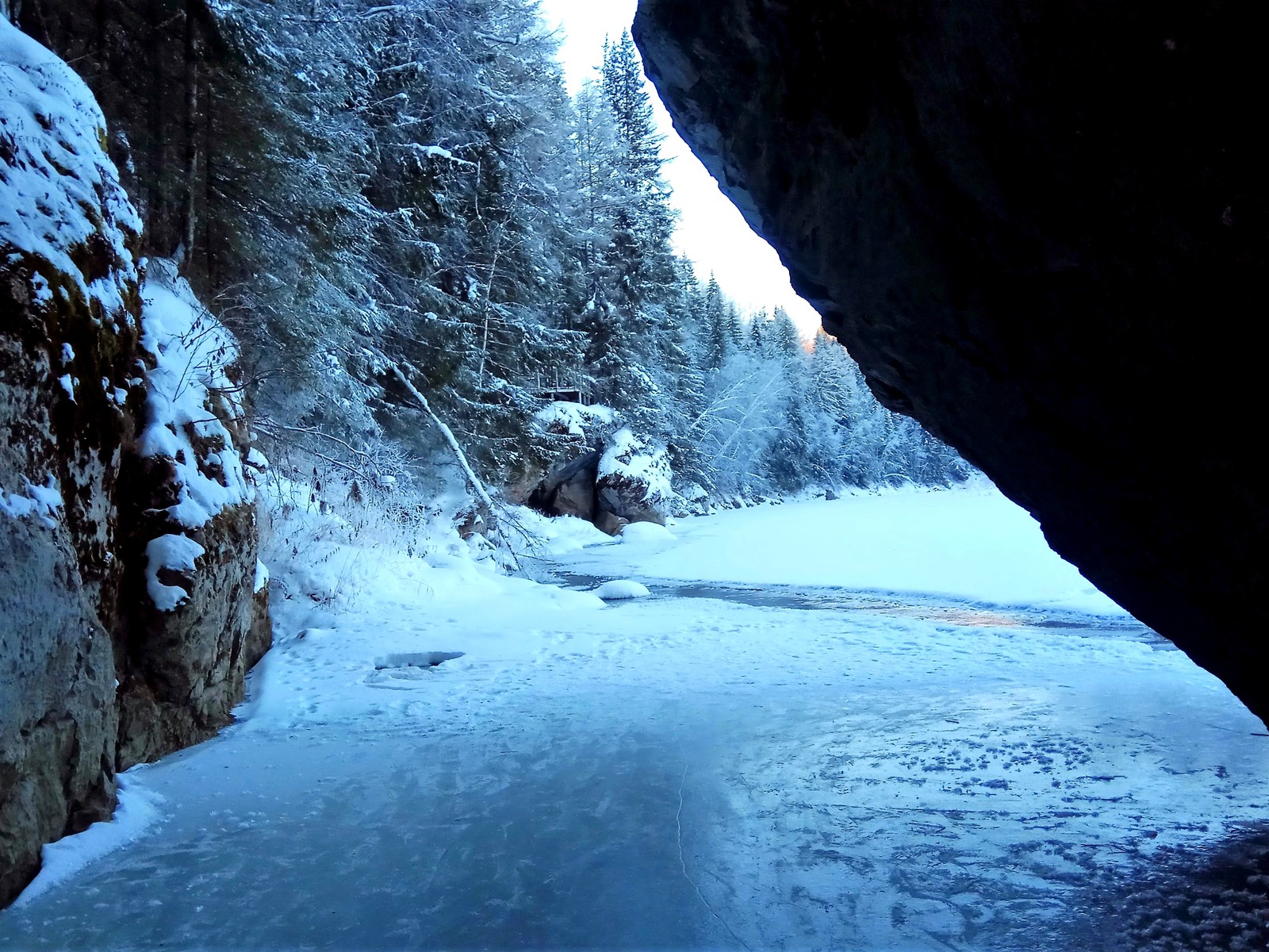 Deer streams - a snowy fairy tale. - My, Ural, deer streams, Winter, beauty, The photo, Video, Longpost