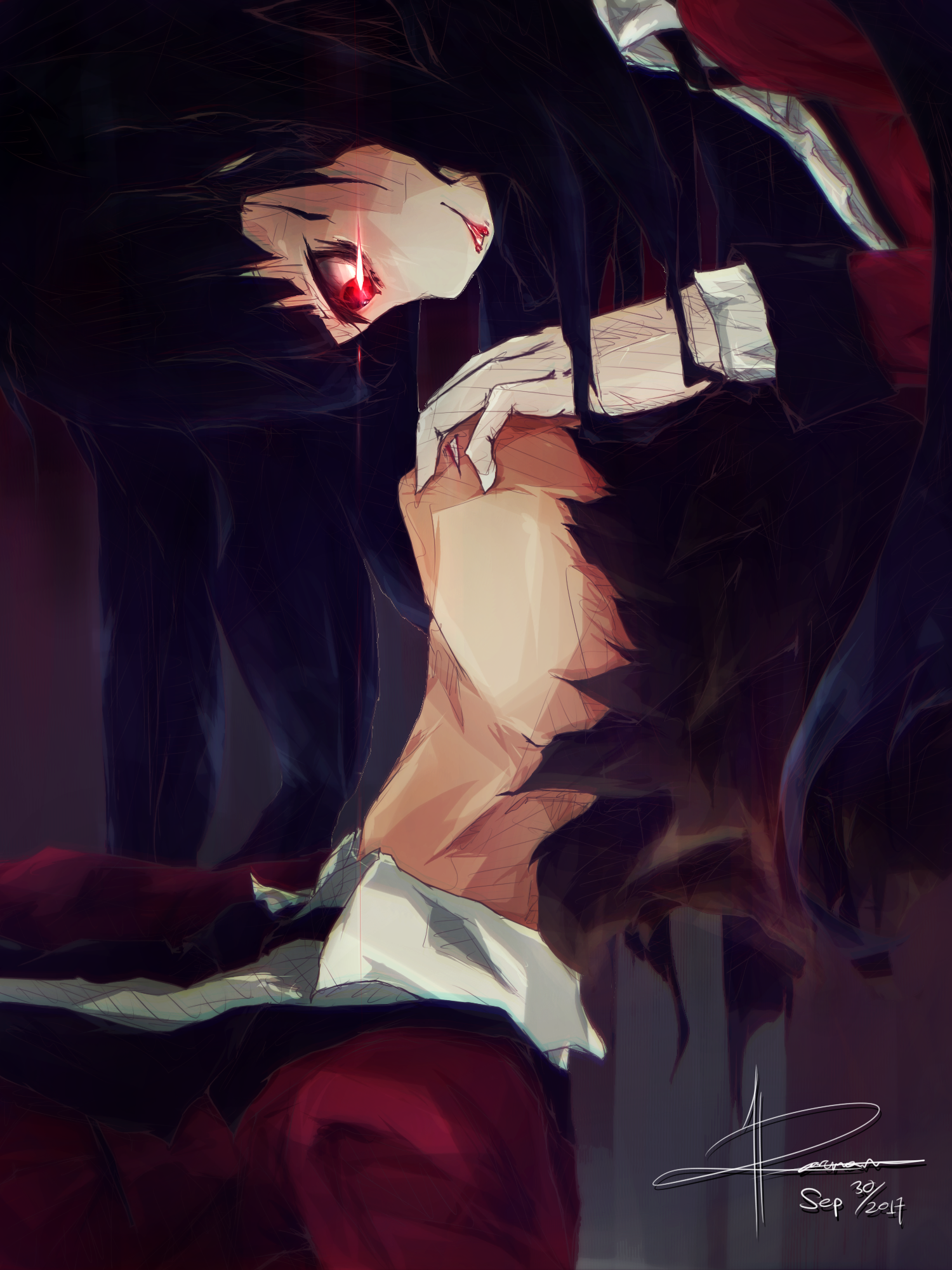 Kakegurui - Kakegurui, Anime Art, Аниме, Длиннопост