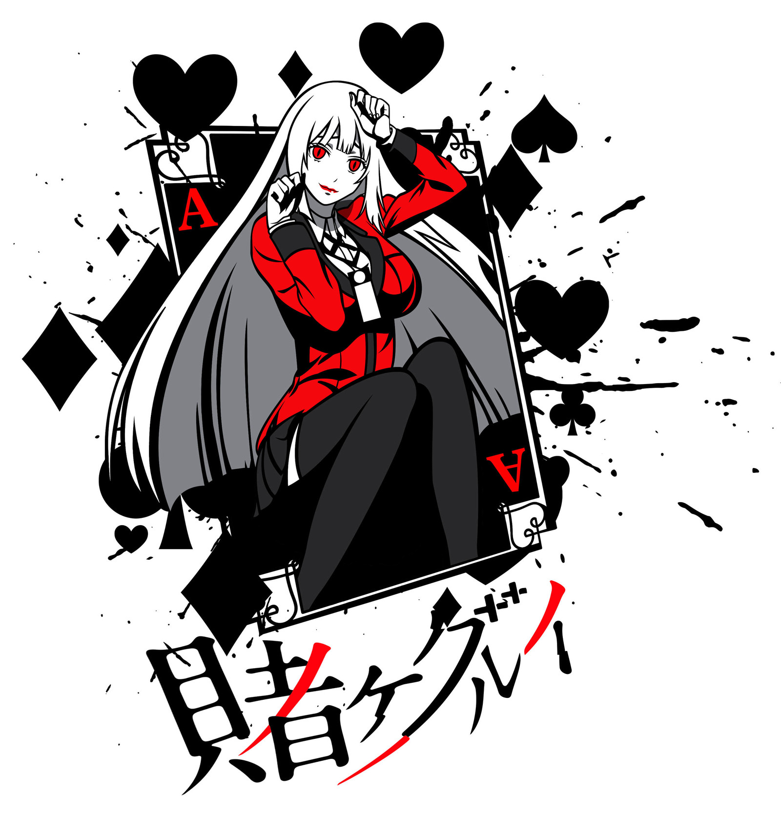 Kakegurui - Kakegurui, Anime Art, Аниме, Длиннопост