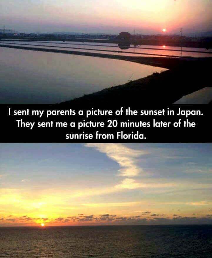 Something is wrong here... - The photo, Fake, Sunset, dawn