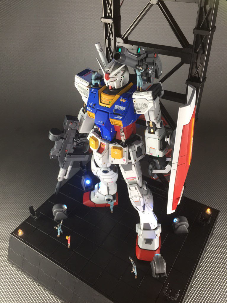 GUNDAM ROBOT BUILD MODELS. PART 6 DIORAMA 7 - My, Diorama, Gundam, Fur, Interesting, Hobby, Robot, Video, Longpost, Fur