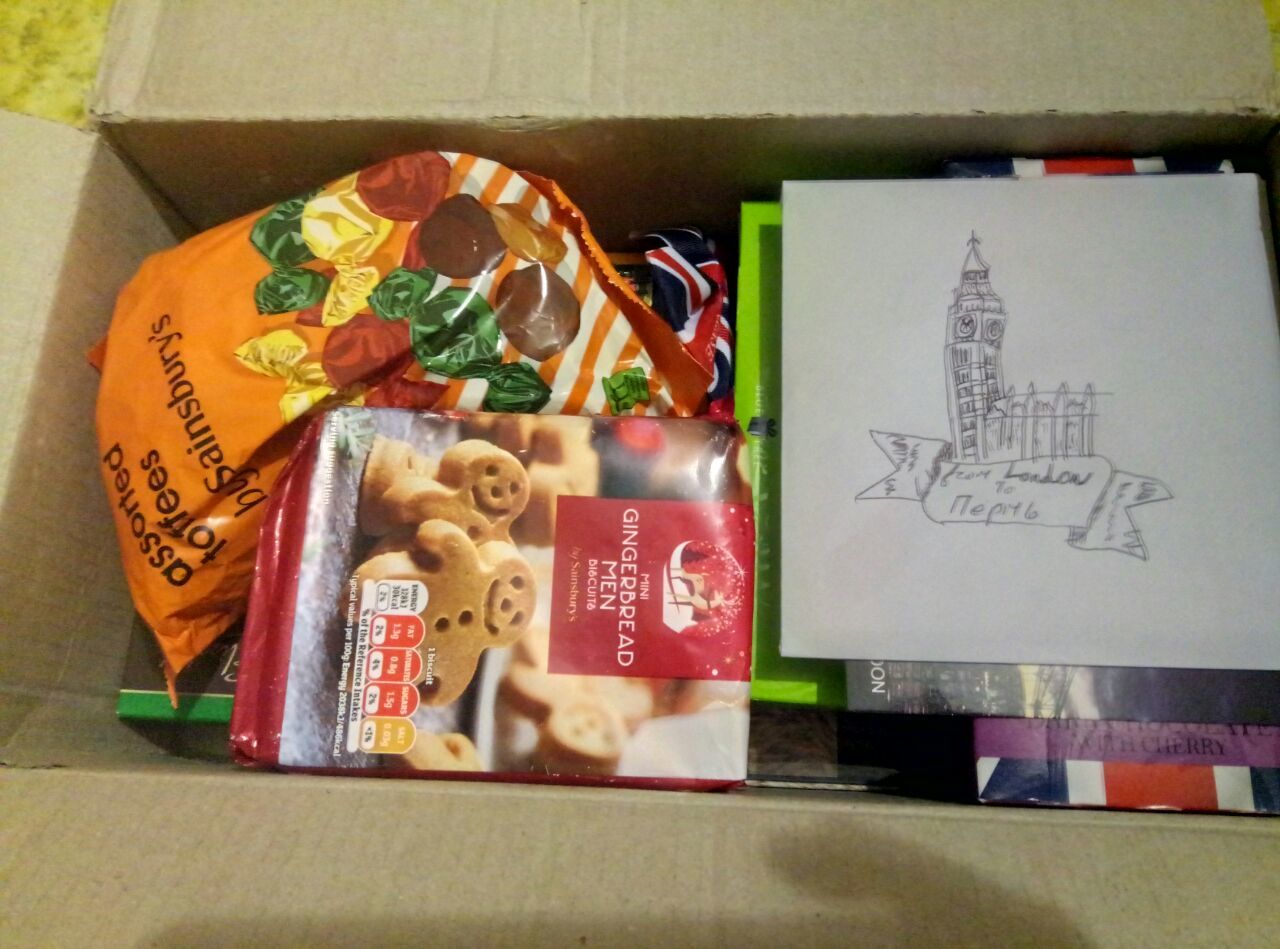 My New Year's gift from the UK to Perm - My, Gift exchange, New Year's gift exchange, New Year's miracle, , Secret Santa, Longpost, 