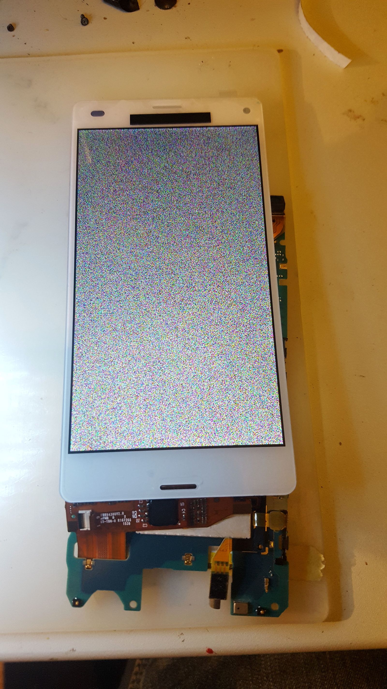 Z3 compact display in multicolored pixel. - My, Ремонт телефона, Hobby, Saint Petersburg, Longpost