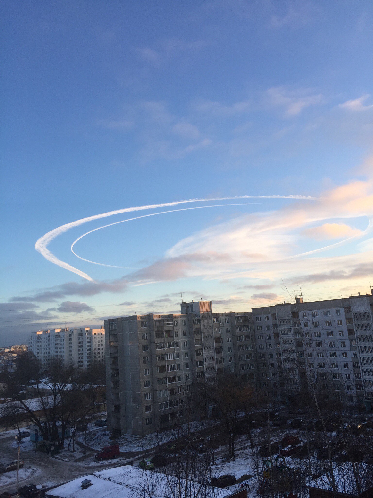 A halo appeared over Tver after the arrival of the President :D - Tver, The president, Longpost