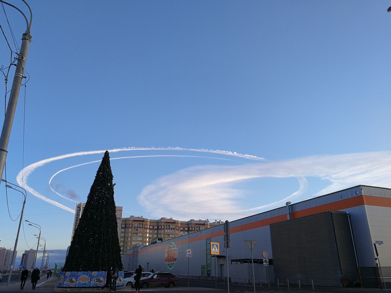 A halo appeared over Tver after the arrival of the President :D - Tver, The president, Longpost