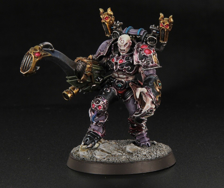 Telemachon Lyras with brothers - Warhammer 40k, Chaos space marines, Black legion, Emperor`s Children, Slaanesh, Wh miniatures, Longpost