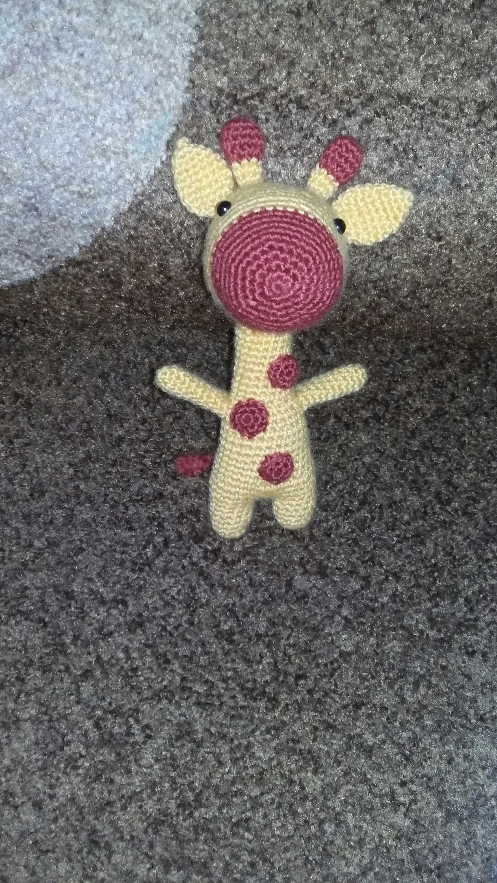 Giraffe - My, Knitting, Crochet