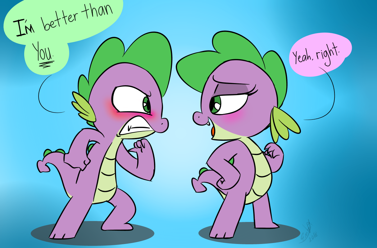 Better - My little pony, PonyArt, Spike, Rule 63