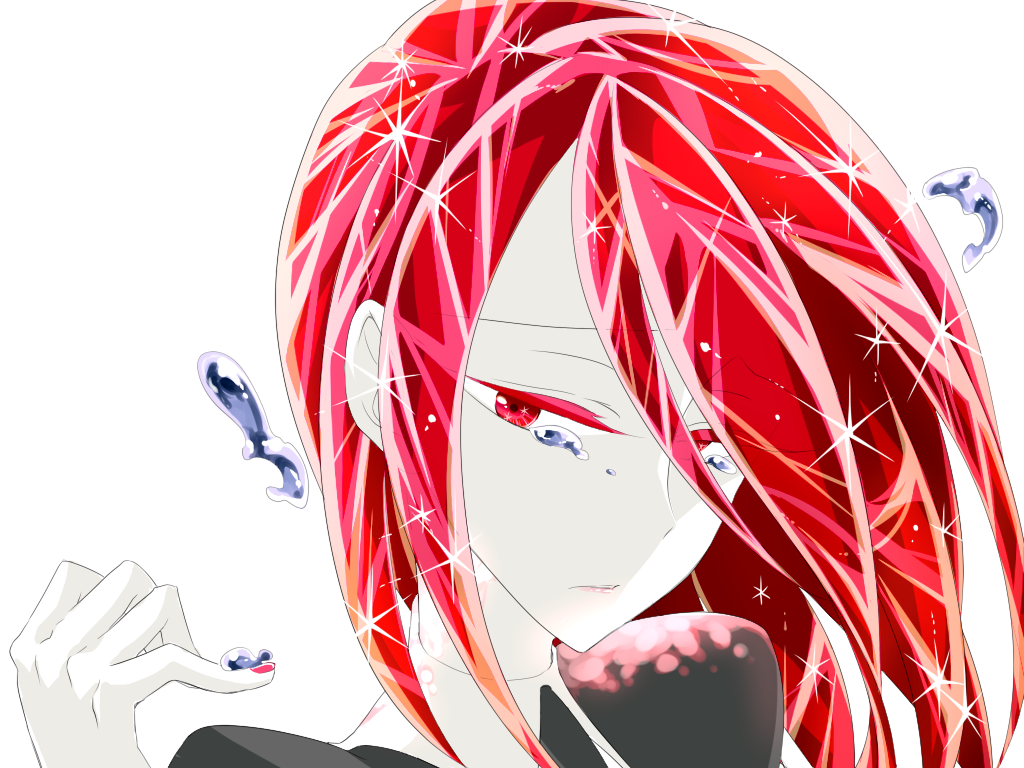 Cinnabar Compilation [3] - Anime art, Houseki no kuni, Cinnabar, Anime, Longpost