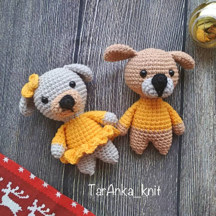 Doggie - My, Knitting, Crochet, Amigurumi, Knitted toys, Dog, , Longpost