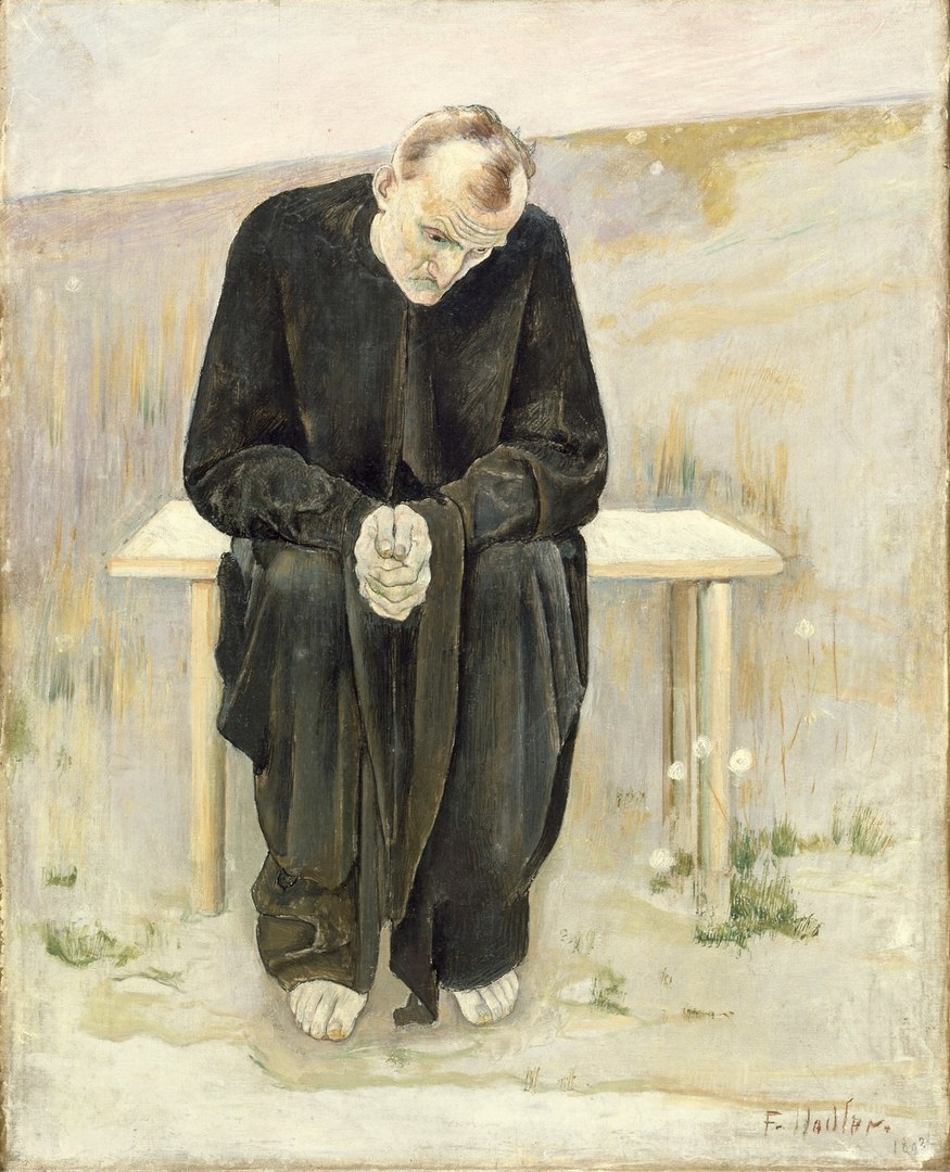 Фердинанд Ходлер Человек, лишившийся иллюзий, 1892 год | Пикабу