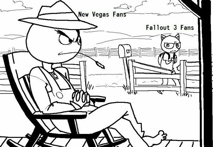 Get off my lawn - Fallout: New Vegas, Fallout 3