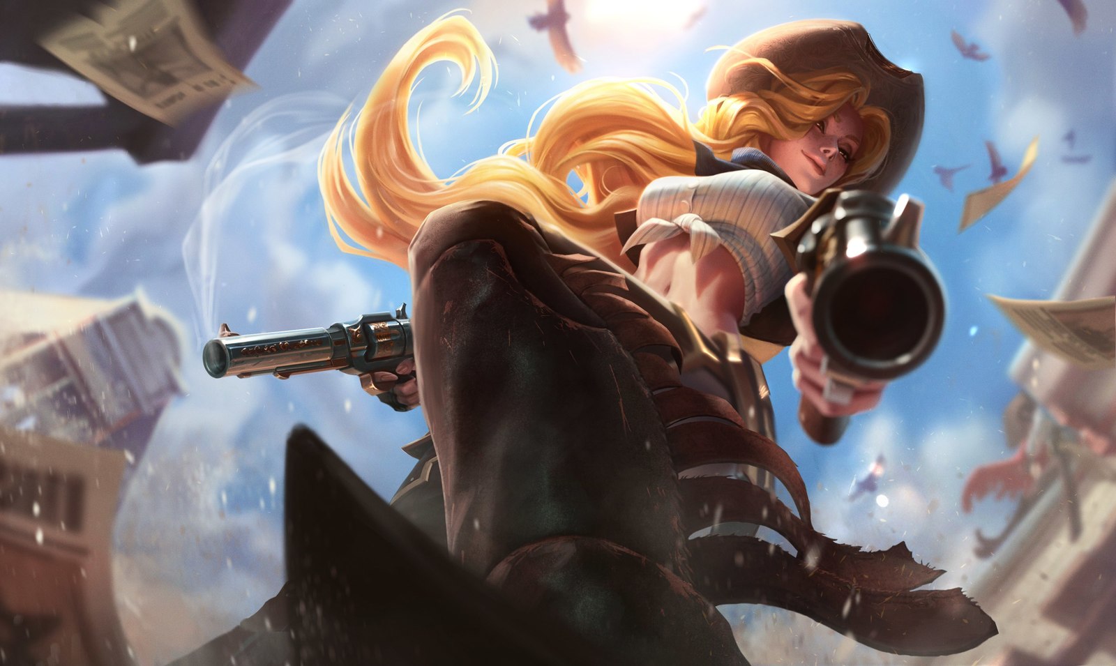 Updated Miss Fortune Splash Art - League of legends, Splash Art, Miss fortune, Longpost, Art