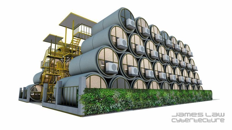 Strange chimney houses from China - Home construction, Concept, Lodging, China, Video, Longpost