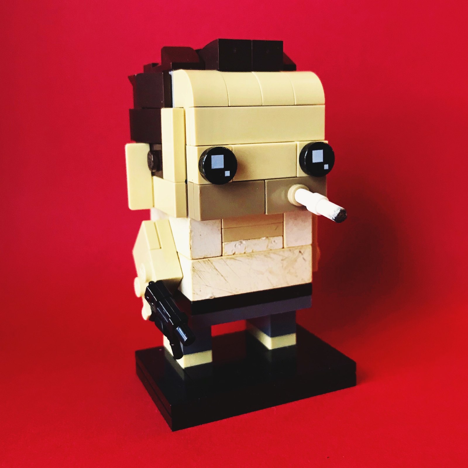 John McClain in BrickHeadz style - Lego, Brickheadz, Toughie, John McClain