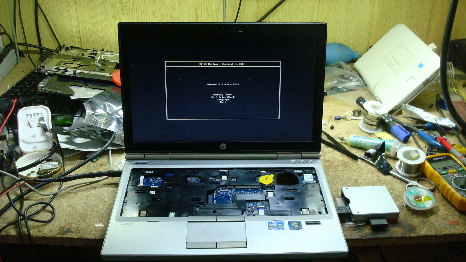 Bricking the Elitebook 2570p or flicking the battery is fun. - My, Repair of equipment, Cherkasy, Hp EliteBook, Burnouts, Longpost