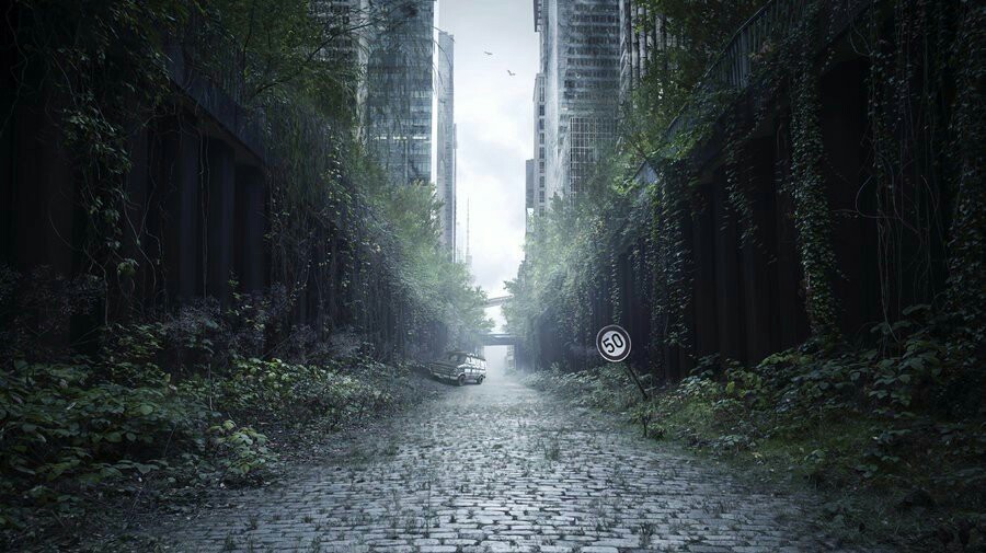 Atmospheric post-apocalyptic landscapes - Images, Landscape, Apocalypse, Longpost