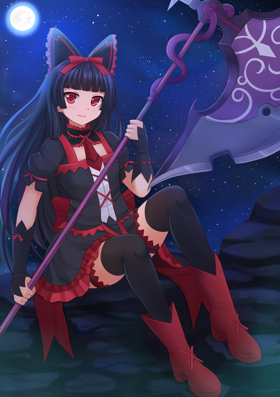 Rory Mercury [2] - Rory Mercury, Gate: Jieitai Kano Chi nite Kaku Tatakaeri, Anime art, Anime, Longpost