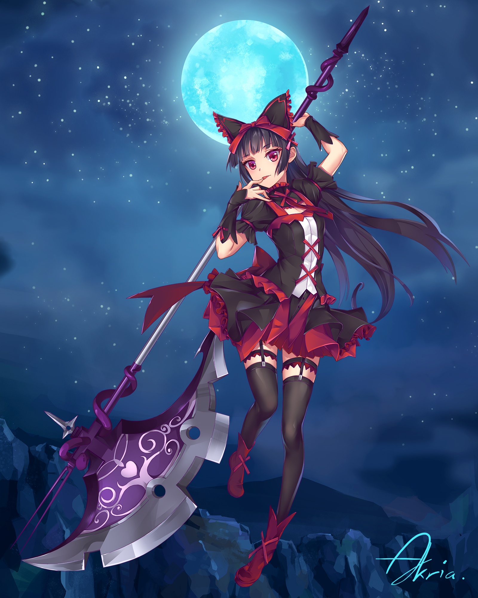 Rory Mercury [3] - Аниме, Anime Art, Gate: Jieitai Kano Chi nite Kaku Tatakaeri, Rory Mercury, Длиннопост