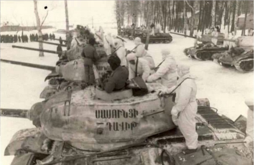 Tank column David of Sasun - My, Tanks, The Great Patriotic War, Armenians, Red Army, Story, Longpost