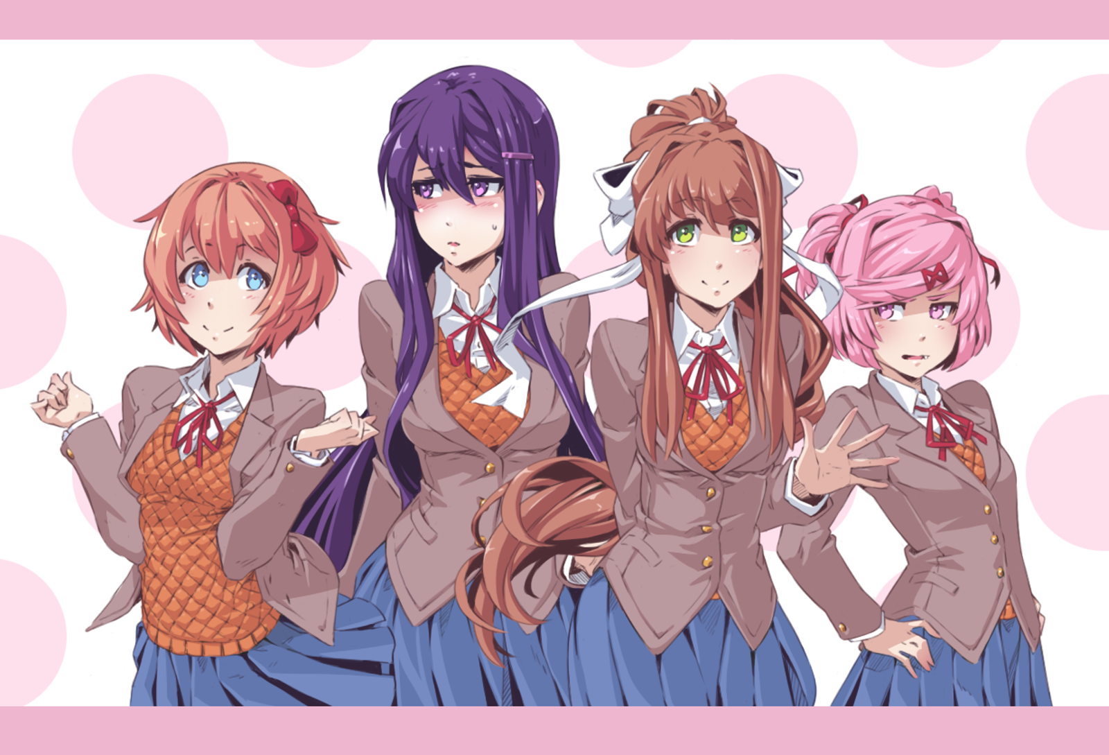 Doki Doki Literature Club! - Hushabyevalley, Doki Doki Literature Club, Fan art, Art