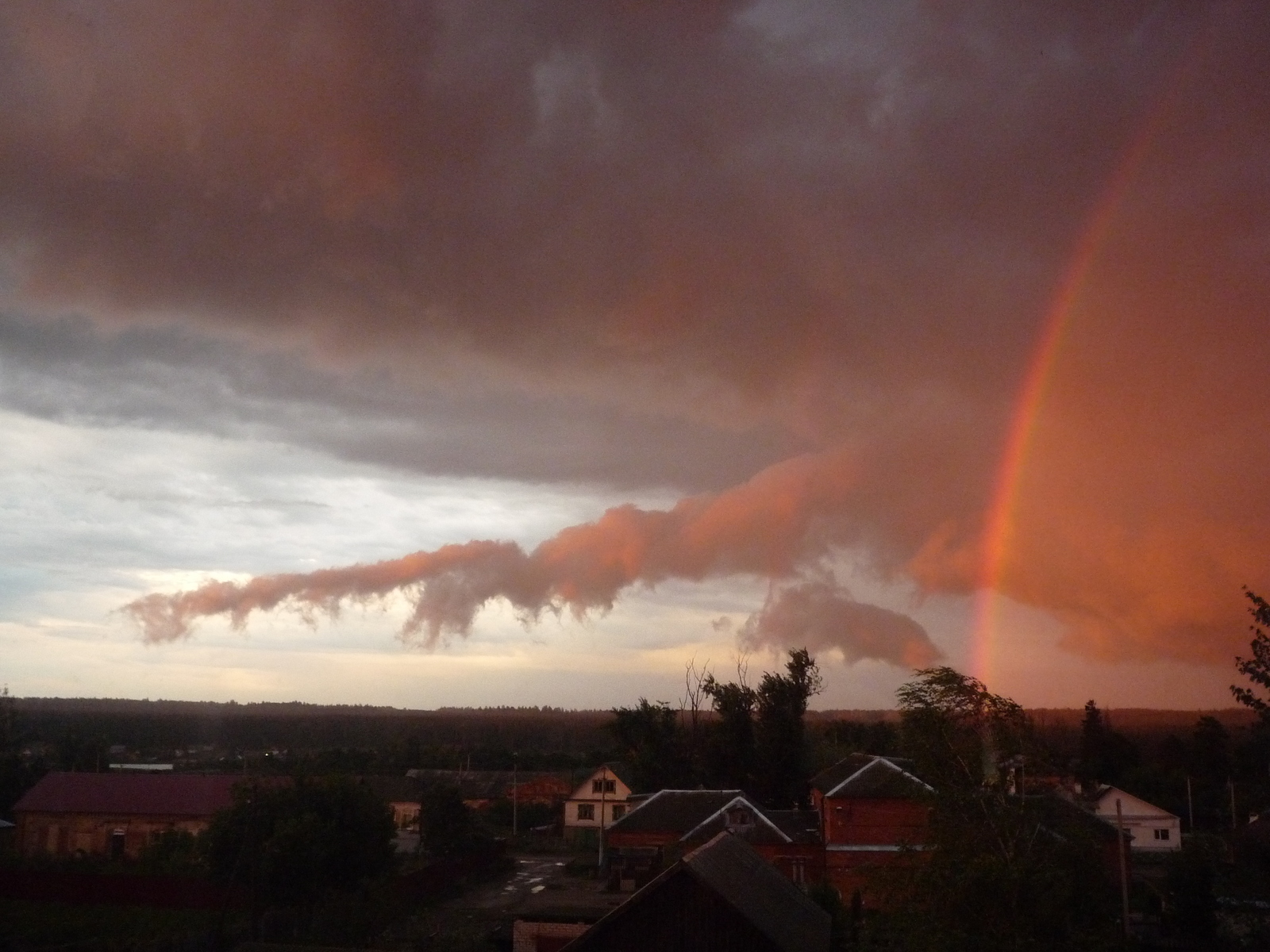 After the rain - My, Rainbow, Summer, The clouds, 