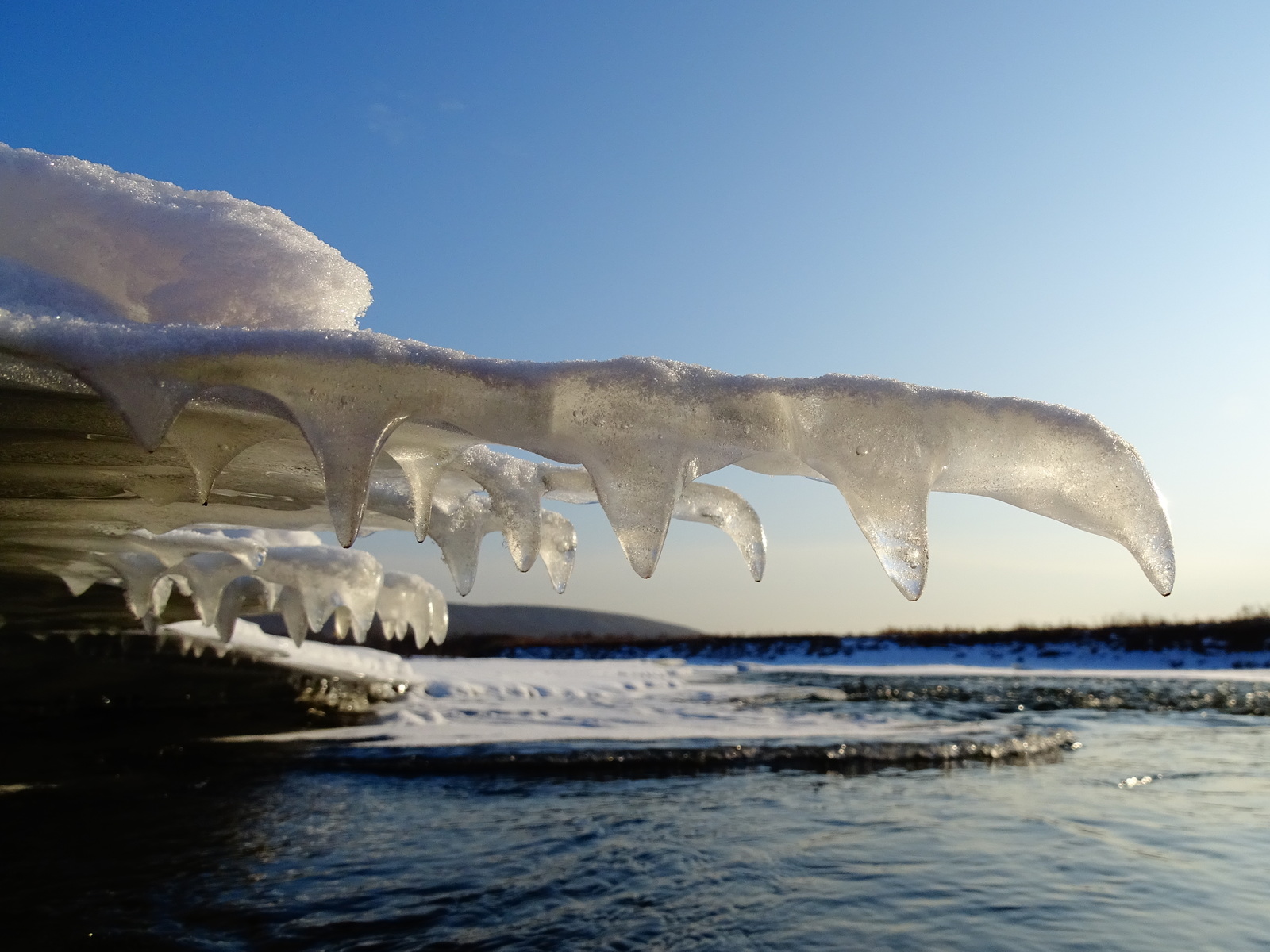 The Art of Mother Winter, on the Razdolnaya River - part 6 - My, Дальний Восток, Primorsky Krai, Oktyabrsky District, Razdolnaya River, Ice, Funny, Longpost