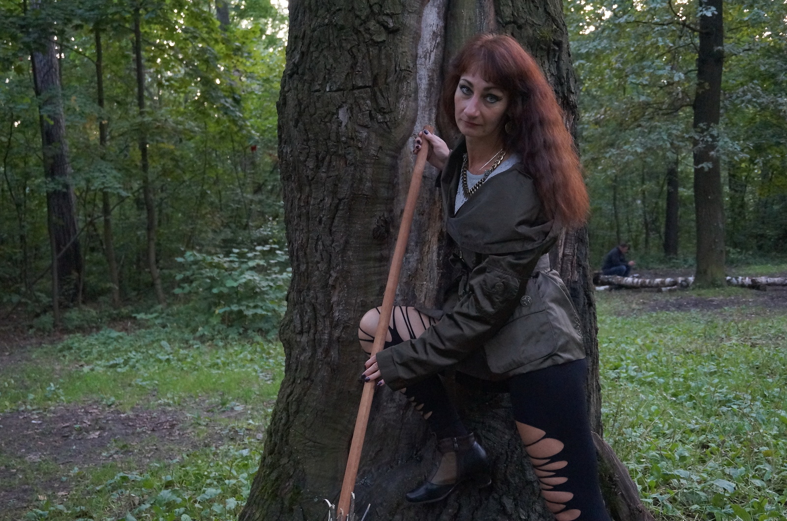 Witch 1 (on broomstick) Erotic by Natella Dabce - My, Witches, Koptevo, Nature, Timiryazevsky park, Erotic, Longpost