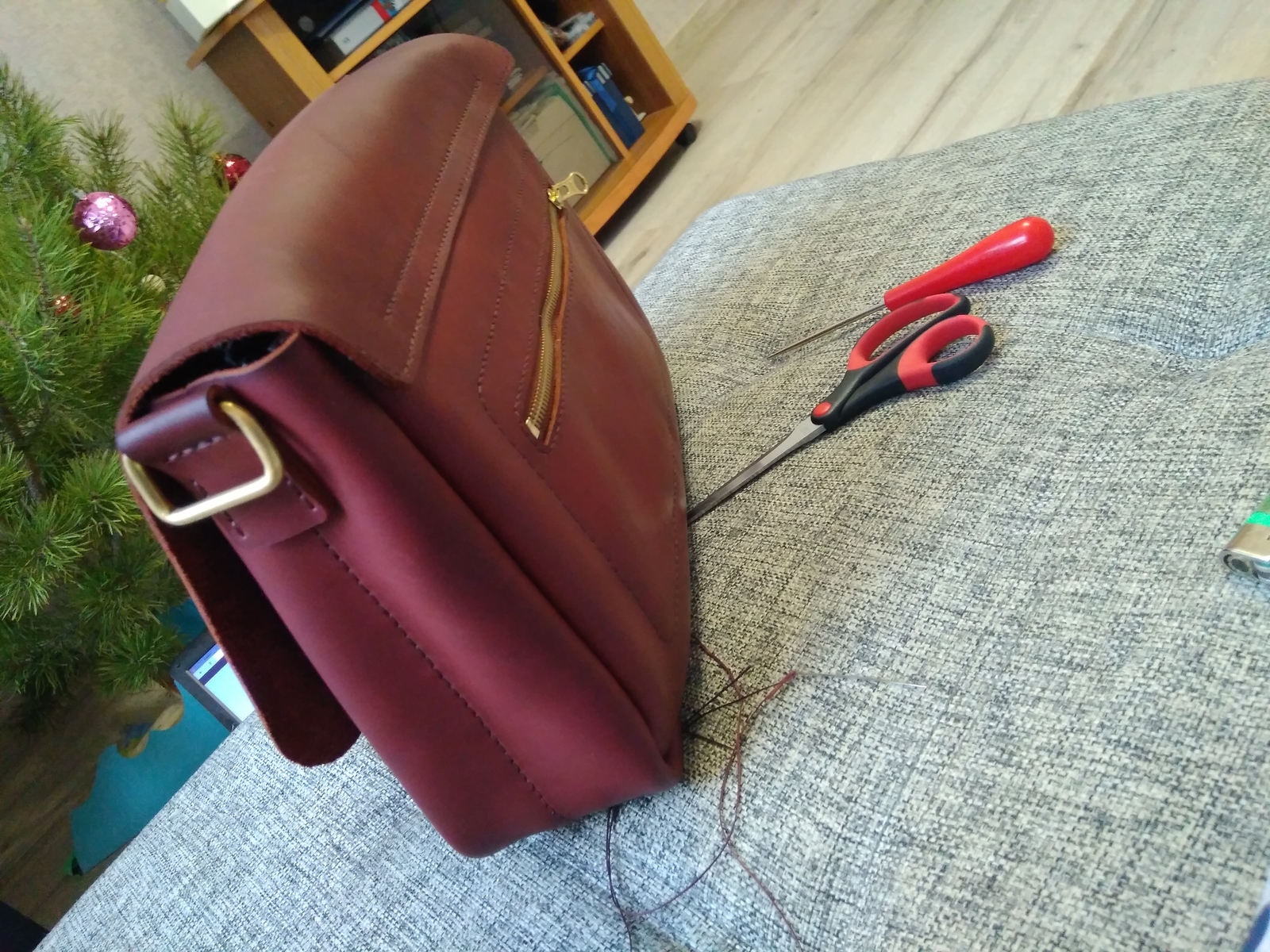 First bag - My, Leather, Good quality, Longpost