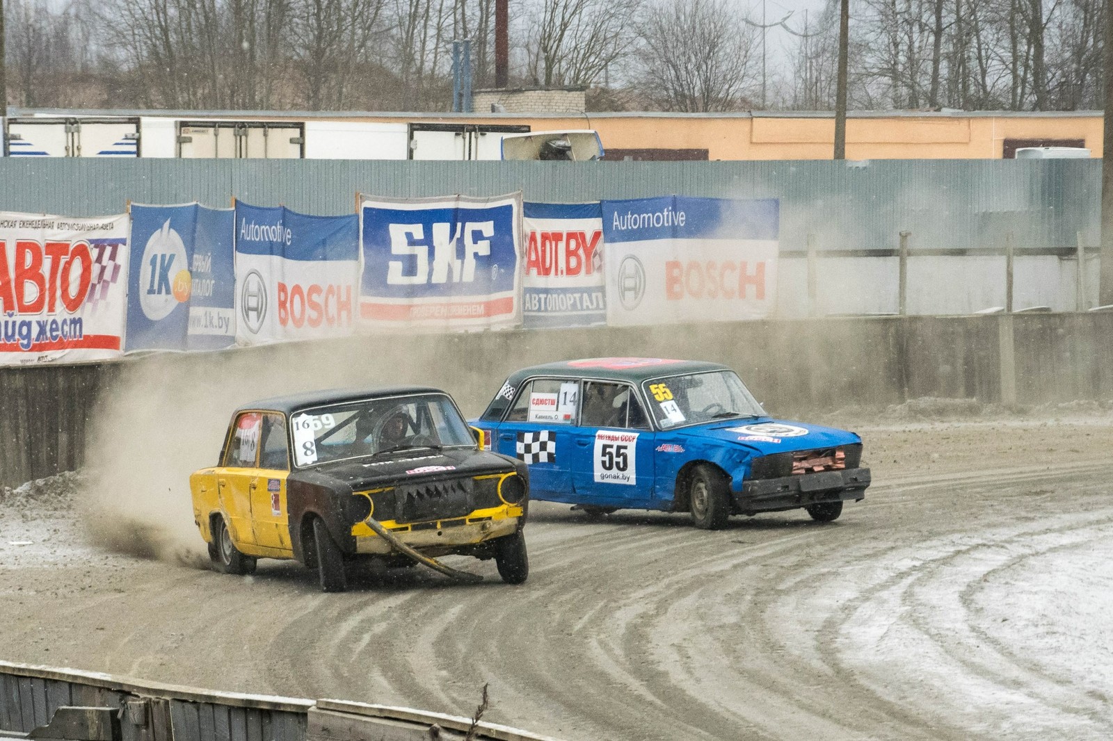 Legends of the USSR at the first stage of the Cup Hot Ice - My, Auto, Race, The photo, Zhiguli, Longpost