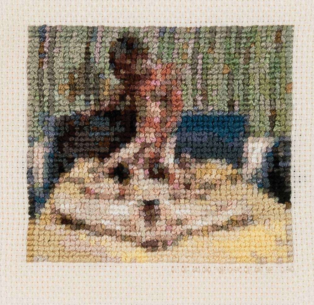 Contemporary art: artist cross-stitches hardcore porn - NSFW, Modern Art, Cross-stitch, Longpost