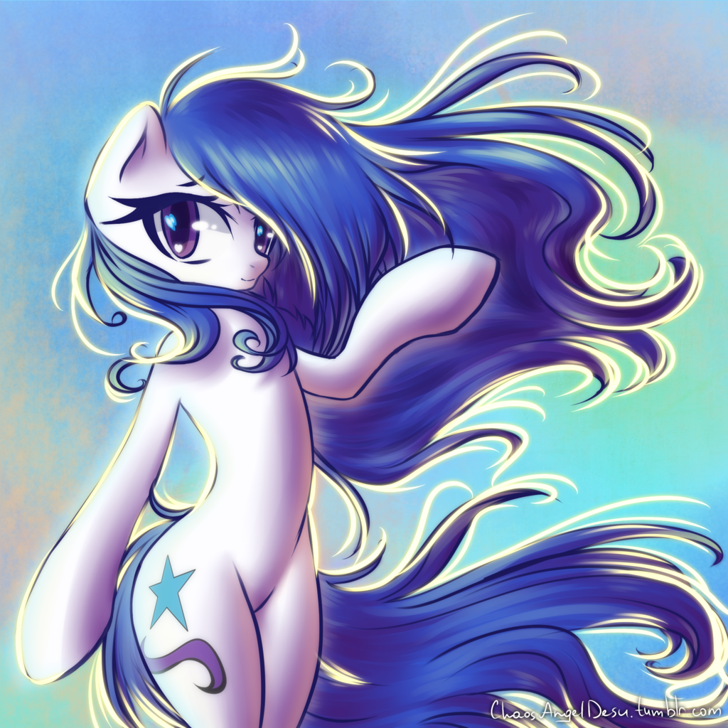 Strong wind - My little pony, Anthro, Chaosangeldesu