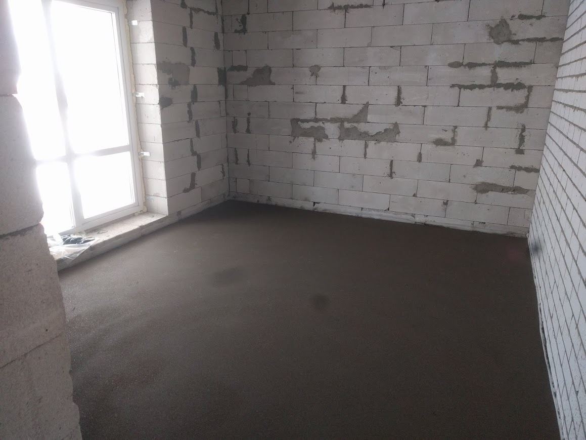 Aerated concrete house (heating, floor screed) - My, Aerated concrete, House made of aerated concrete, Kazan, Building, Home construction, Heating, Longpost