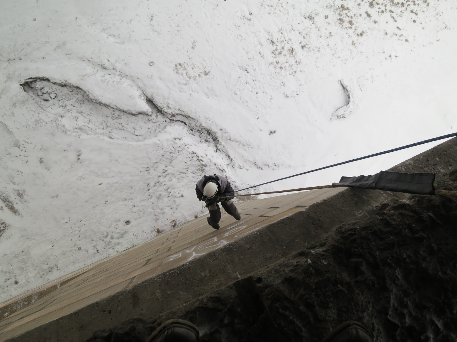 Weaning the caver from harmful SRT - My, Industrial alpinism, Mountaineering, Bridge, Speleology, Longpost, Omsk