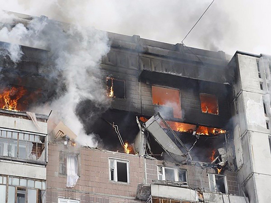 High-rise building exploded in Rostov: one person died - Rostov-on-Don, Big Bang, Gas, Longpost