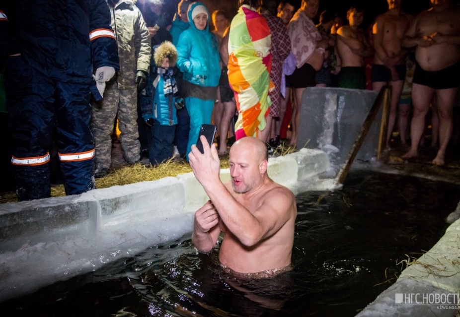 Photo of the day (baptism) - Baptism, Novosibirsk, Selfie