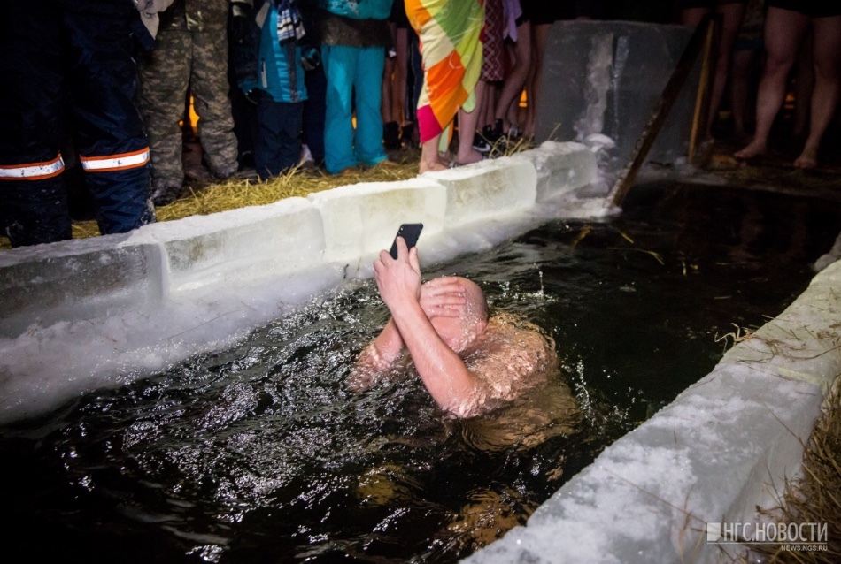 Photo of the day (baptism) - Baptism, Novosibirsk, Selfie