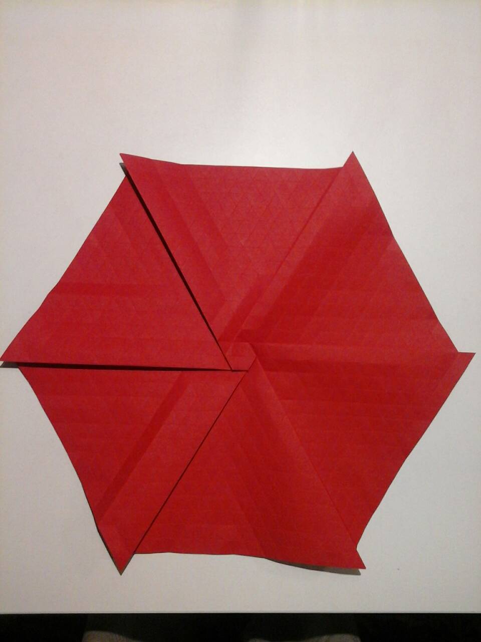 Newly folded - My, , Origami, tessellation, Geometry, Longpost