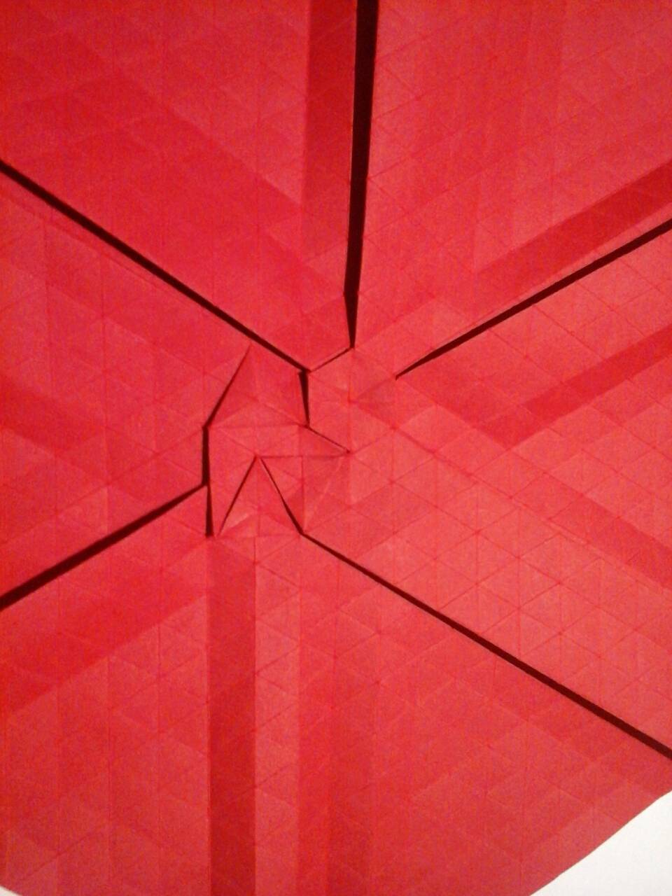 Newly folded - My, , Origami, tessellation, Geometry, Longpost