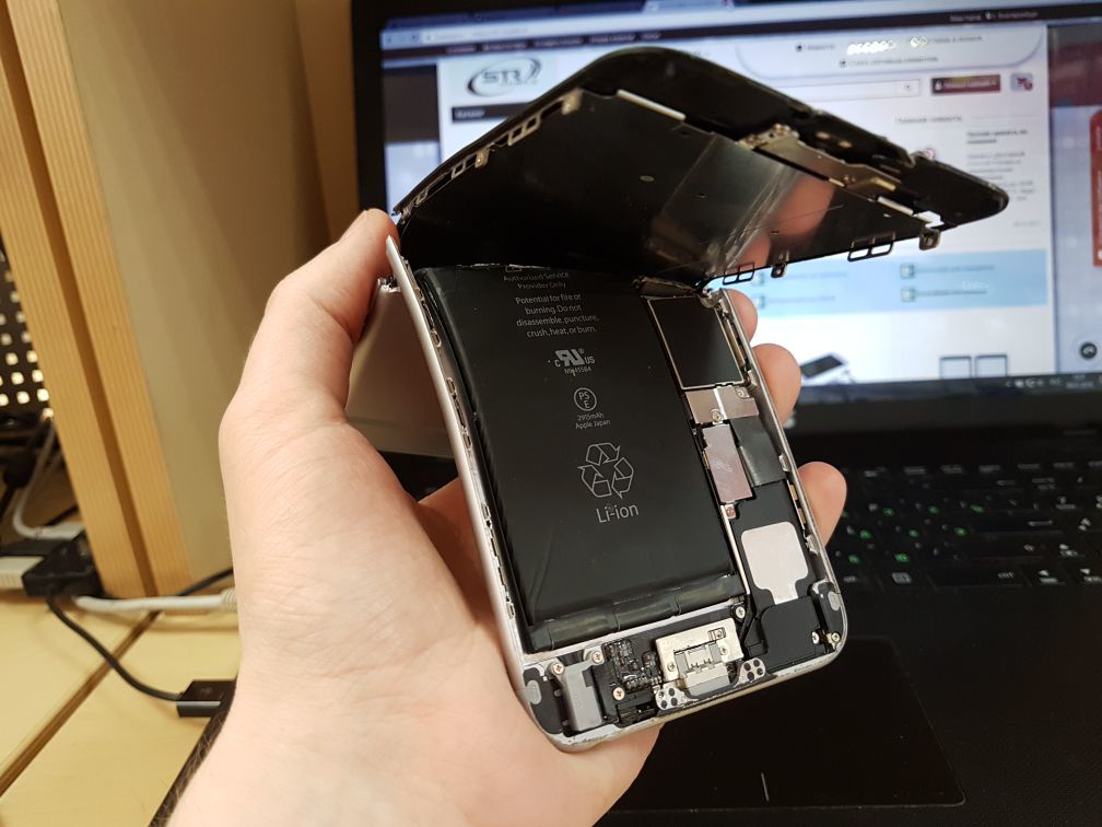 Iphone 6+ after the New Year holidays... - My, Repair, iPhone, Fucked up, Longpost