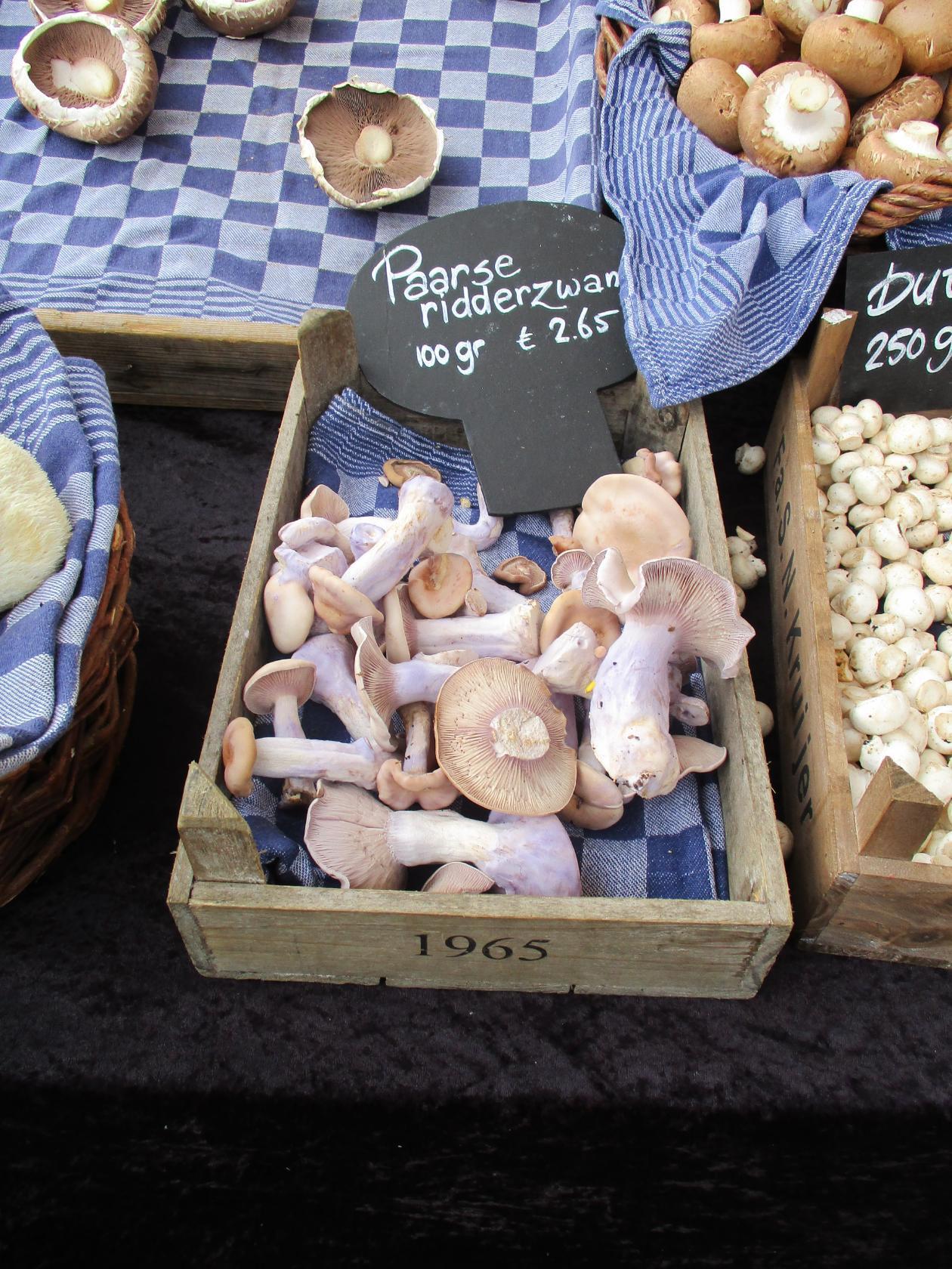 Mushrooms in the Amsterdam market... - My, Mushrooms, Travels, Peace, Impressions, Longpost