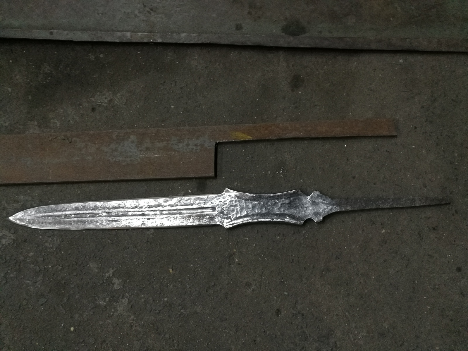 Once upon a time there was an ironworker ... - My, Forging, Sword, Creation, Longpost