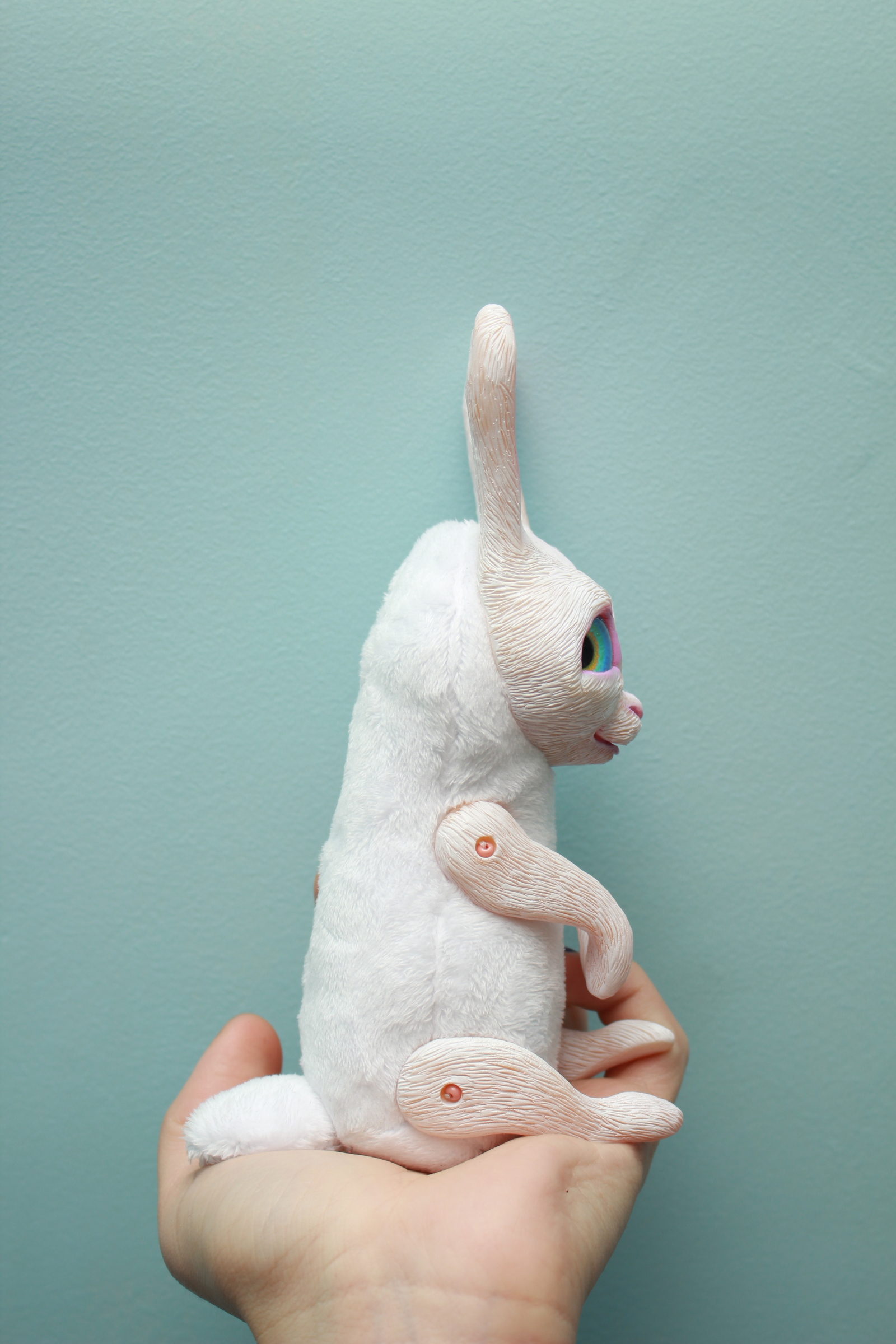 Bunny Boy - My, My, Polymer clay, Author's toy, Hare, Rabbit, Needlework without process, Longpost